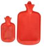ZIPZAG Hot Water Bag, Natural Rubber -BPA Free- Durable Hot Water Bag for Hot Compress and Heat Therapy, Random Colors - 02 Pcs(500ml and 1L)