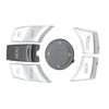 6Pcs Central Control Multimedia Button ABS Silver Plated for BMW F20 F21 F22 F23 F87 F30 F31 F34 F35 F32 F33 F36 F82
