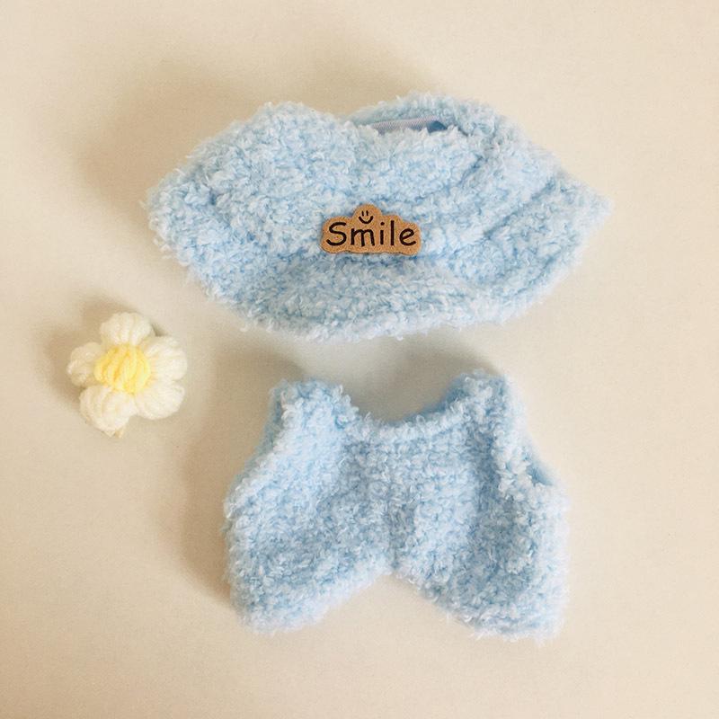 בגדי בובת קטיפה ויניל חמודה 17 ס"מ קופסה עיוורת - תליון LaBuBu שמלת אביזרים