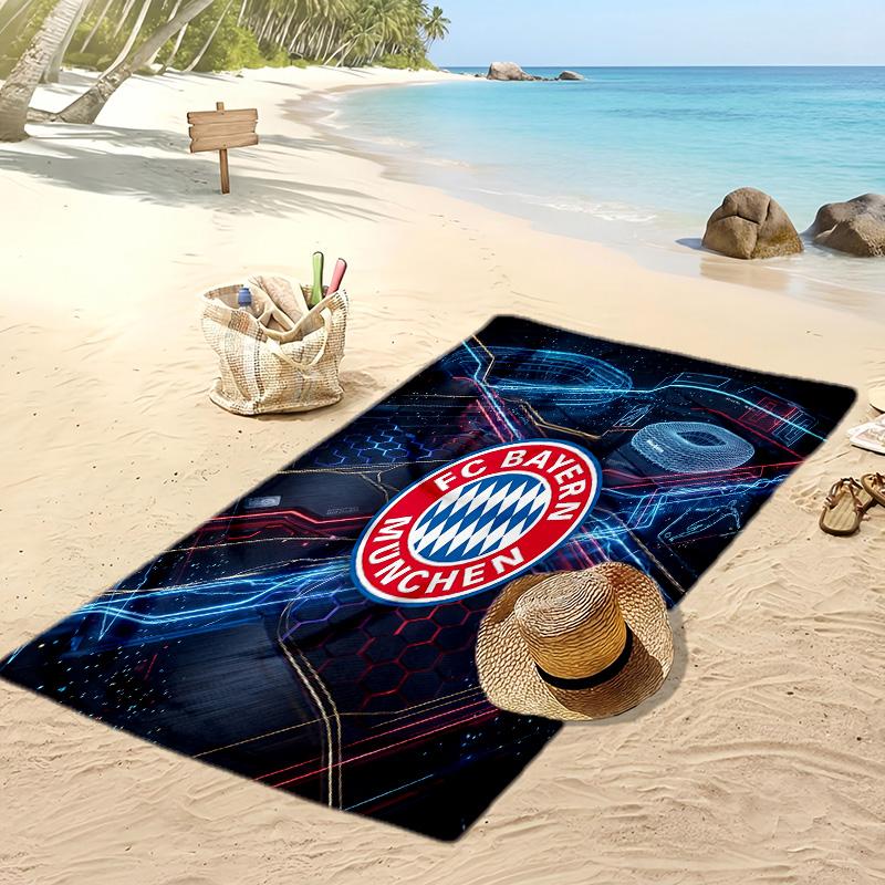 Bayern Munich Printed Beach Towel Quick Dry Soft TowelPortable Large Rectangular Beach Blanket for Travel Swimming Pool
