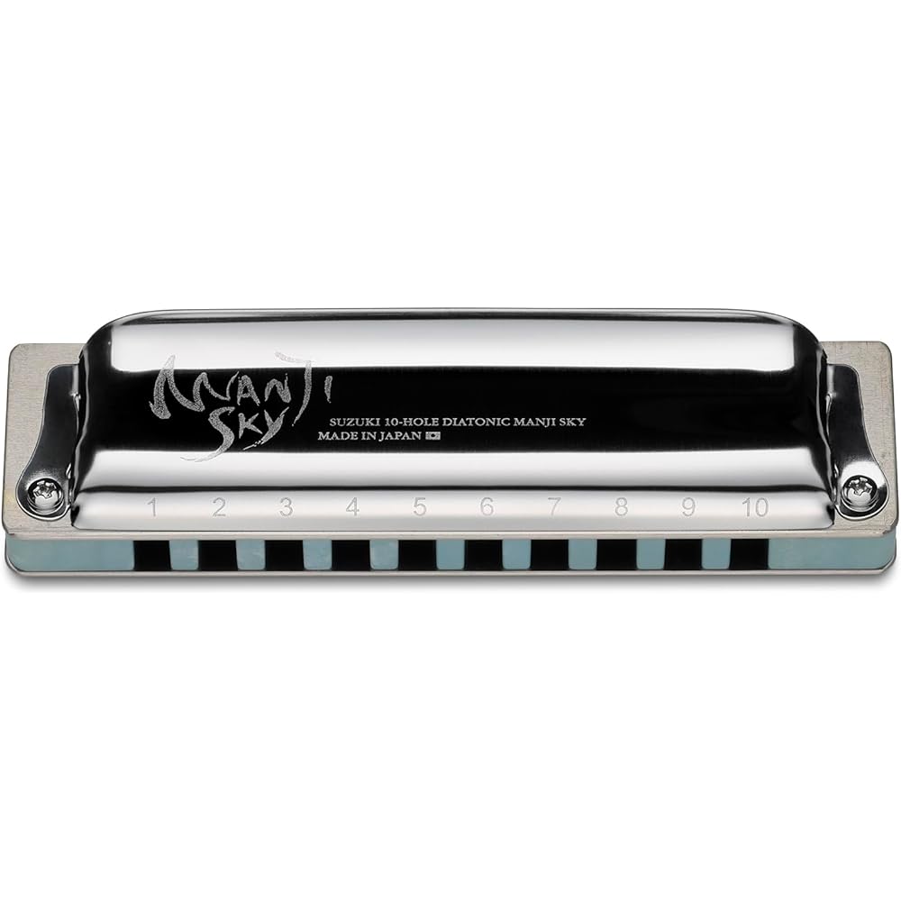 SUZUKI 10-луночная губная гармошка MANJI SKY M-20S Low-F