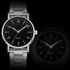 Manufacturer Steel Belt Men's and Women's Quartz Watch Fashion Business Casual Digital Quartz Watch