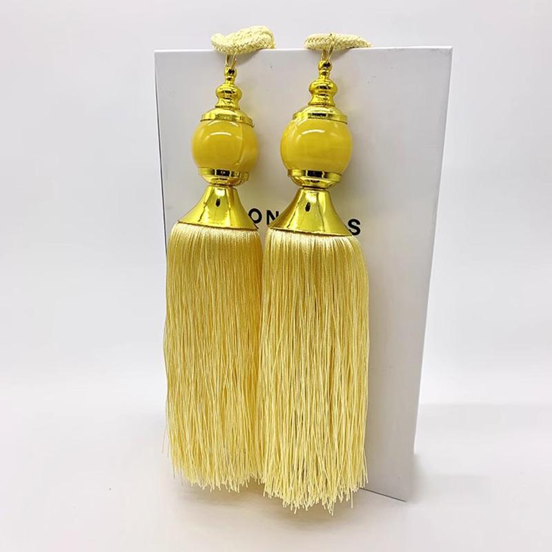

2pcs European style curtain hanging ball flow accessories curtain strap decorative hanging single crystal ball hanging rope Unique code