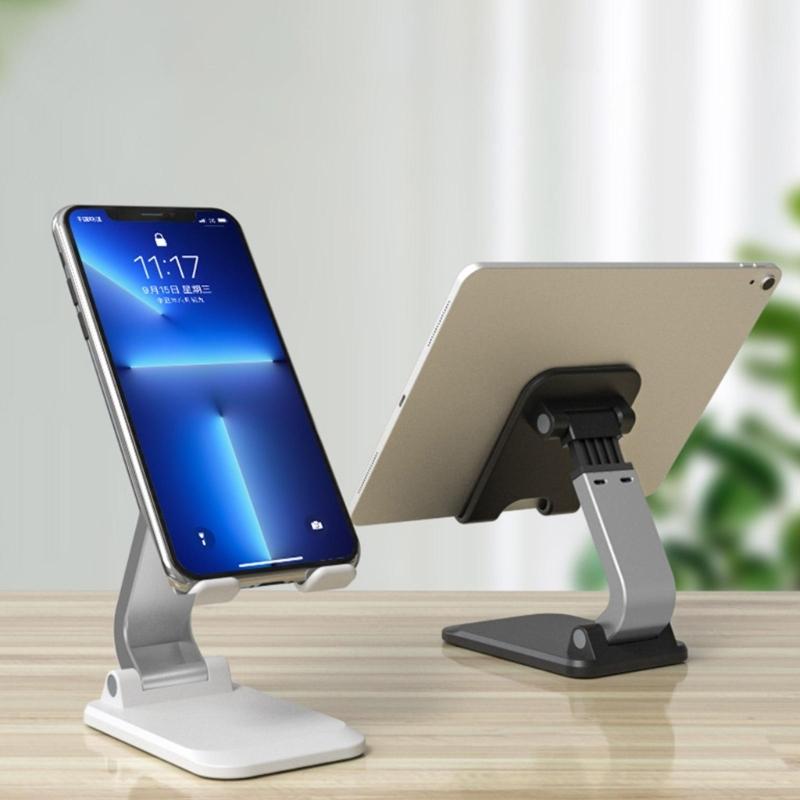 Universal Phone Dock Foldable Tabletop Phone Support Cradle Holder Retractable Adjustable Phone Tablet Stand Brackets