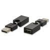 360o Swivel Adjustable Angle USB 2.0 Male To Female Adapter Cable Converter