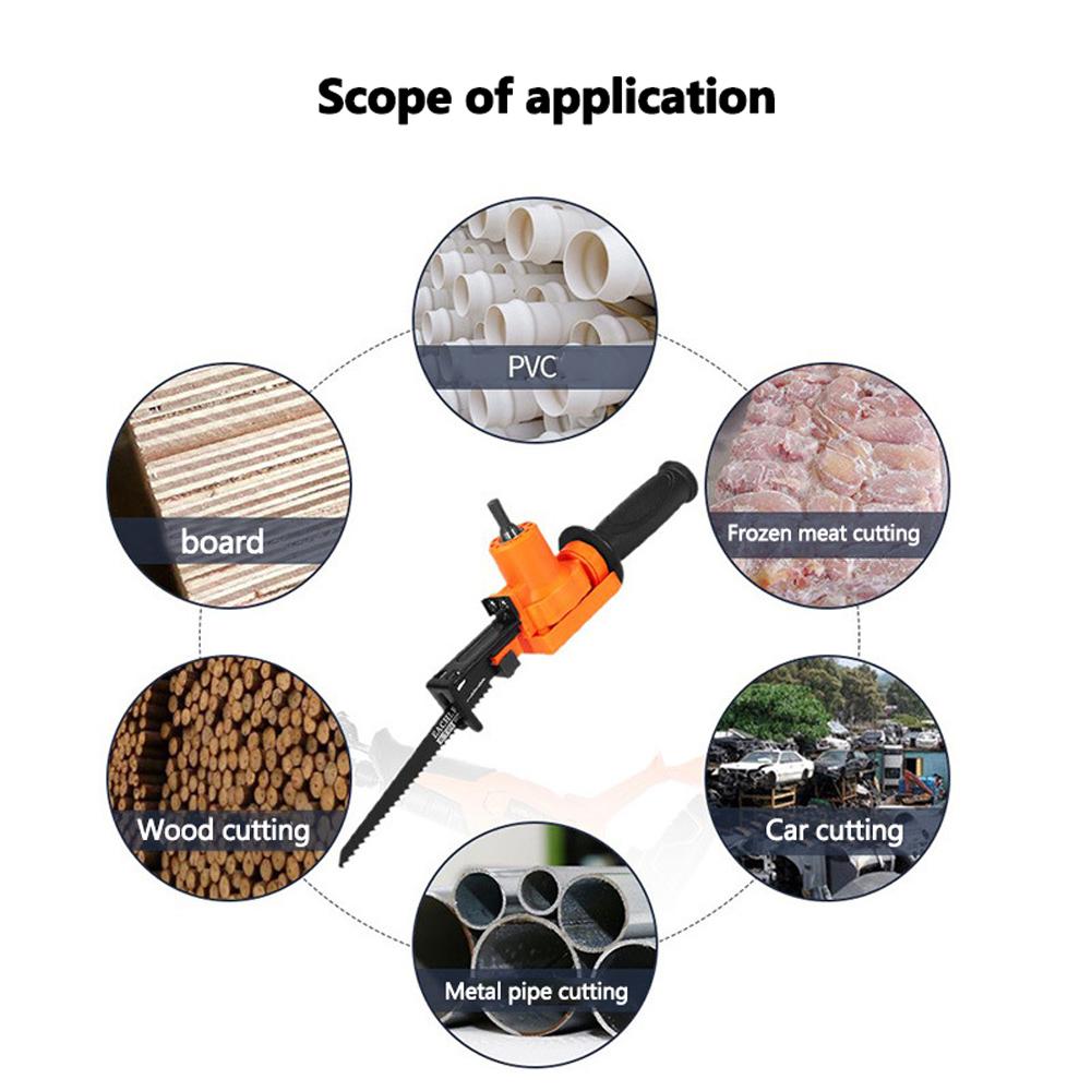Household Practical Electric Drill Modified Electric-Saw Electric Reciprocating-Saw Portable Power