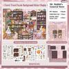 1 Set Peel And Stick DIY Craft Sticker Stress Relief Craft Toy  Miniature Scene Building Display