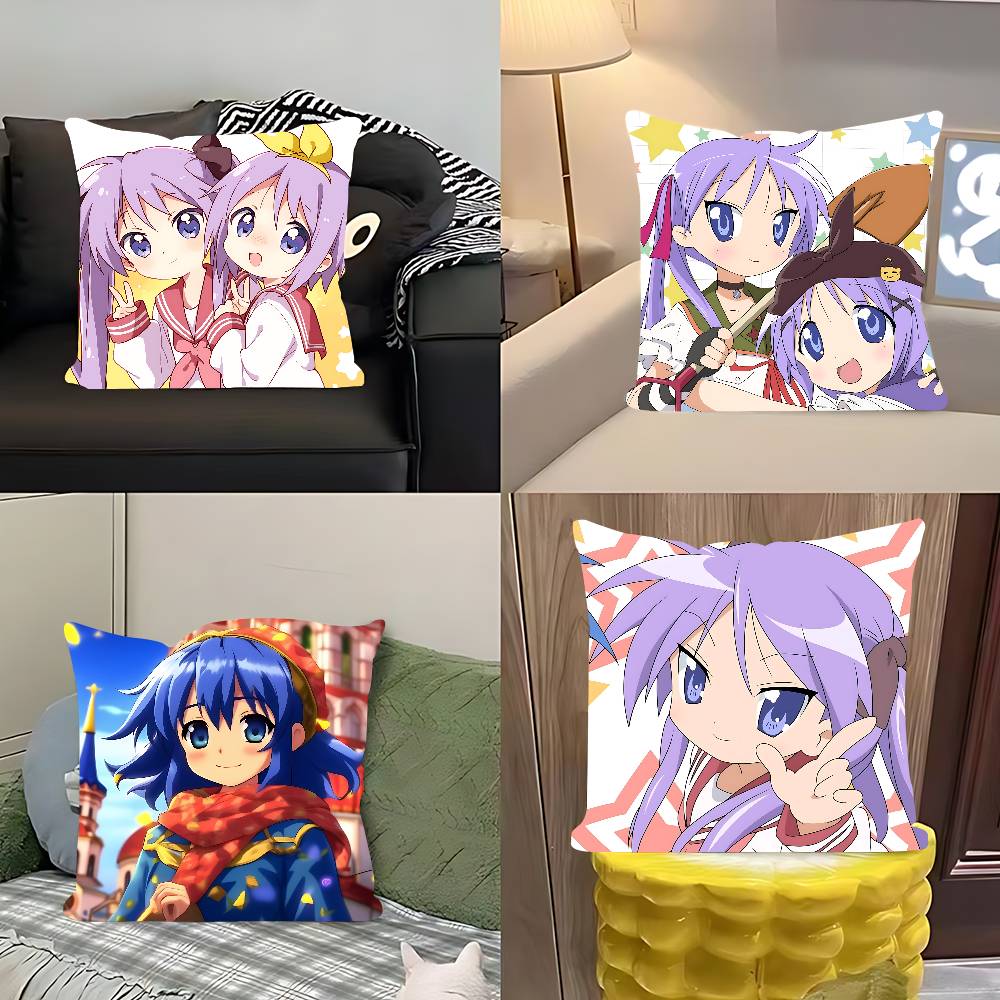 L-Lucky Star Pillowcases Home Bedding Decorative Pillow Cover Wedding Super Soft Pillow Case