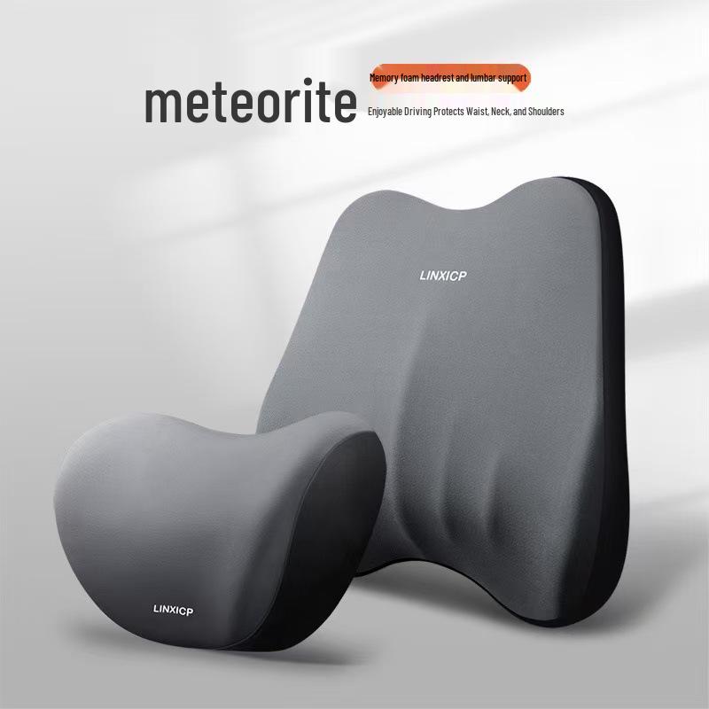 Opěrka hlavy a bederní opěrka do auta – Polštářek do interiéru pro pohodlné cestování