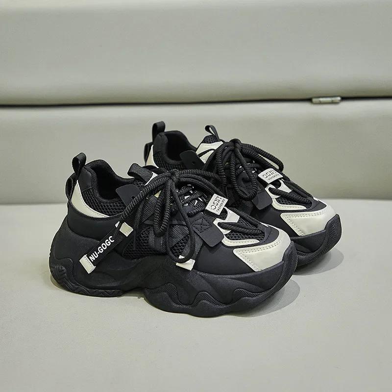 

Женские спортивные кроссовки на толстой подошве, повседневные, универсальные, сетчатые, дышащие, для тренировок, спортивные, для бега, повседневные 35