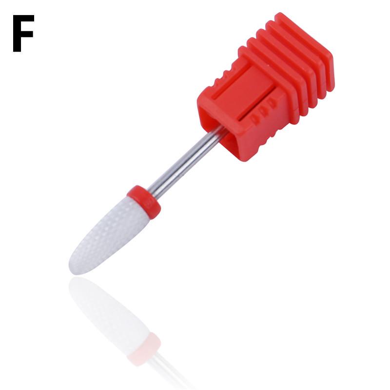 Nail Ceramic Grinding Head Single Corn Shape Nail Electric Grinder Special Accessories Grinding Head