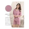 [RENPAI] Women's Pajamas, Summer Room Wear, 100% Cotton, Short Sleeves, Loungewear, Sleepwear, Summer Pajamas, Top and Bottom Set, Open Front, Loose,