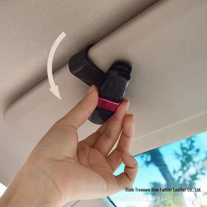 

Универсальный автомобильный держатель для очков и чеков двойного назначения для мужчин Charcoal Gray (Box Packaging 49g)