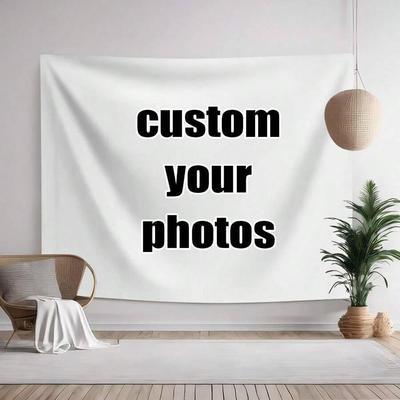 Custom Tapestry Personalized Photo Tapestry Wall Hanging for Bedroom, Living Room & Dorm Decor, Modern Home Wall Art