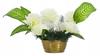 DECORATION Flower Arrangement FOR GRAVE Cemetery Artificial FLOWERS In a Pot