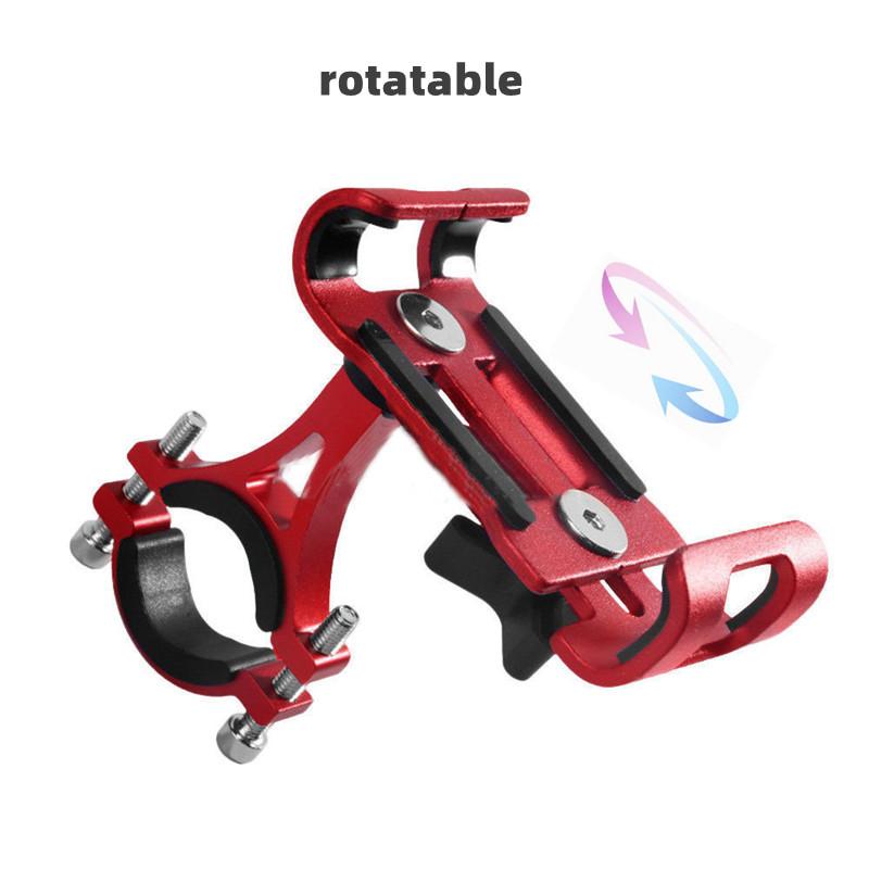 Metal Motorcycle Bike Phone Holder Aluminum Alloy Anti-slip Bracket GPS Clip Universal Bicycle Stand Support for All Smartphones