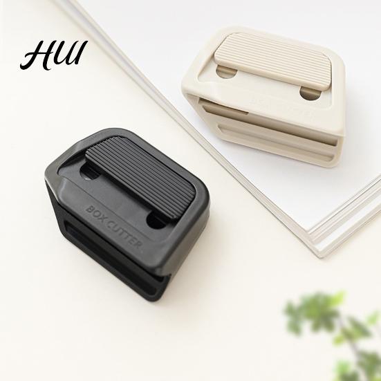 Quick-release Blade Cutter 2Pcs Mini Magnetic Unboxing with Safety Ceramic Blades Auto-Retract Safe And Reliable Box Grooves Opener for Cardboard