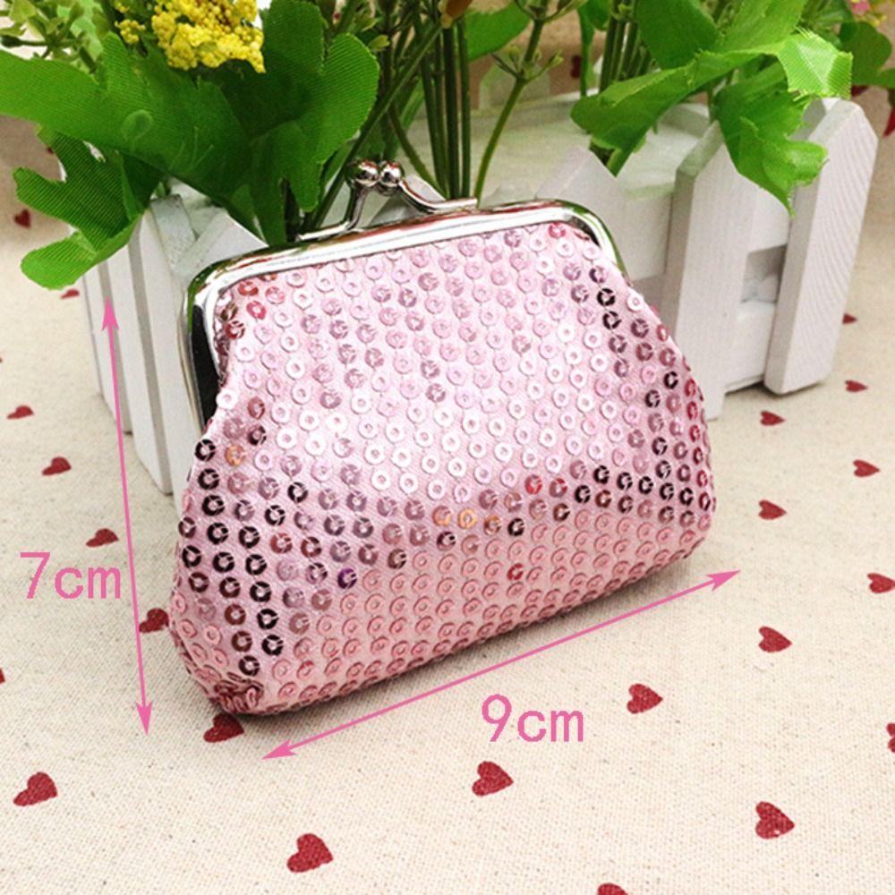 Sequin Coin Purse Cosmetics Lipstick Wallet Durable Storage Bag