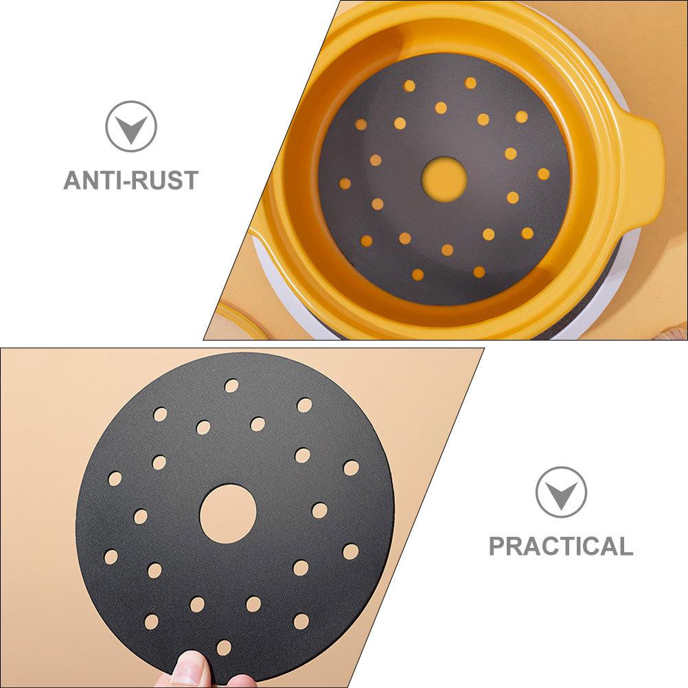 2Pcs Heat Conduction Plate Stainless Steel Induction Adapter Fast Casserole Conducting Sheet Kitchen Gadget Cookware