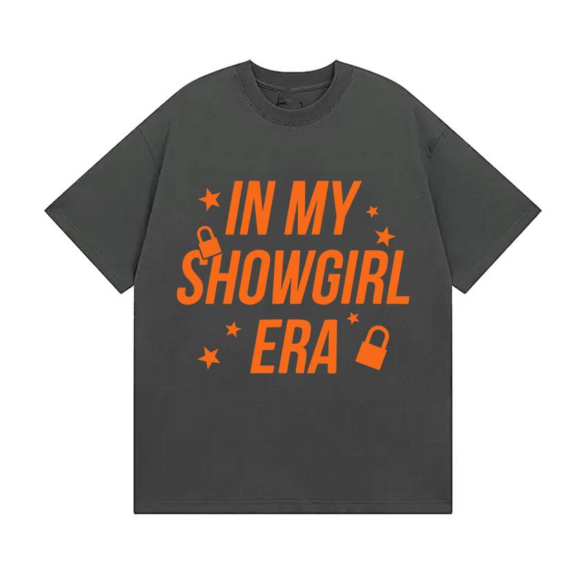 Showgirl's Life Printed T-shirts From Showgirl Era Fans Summer Harajuku Retro Cotton Short Sleeved T-shirts for Men Women