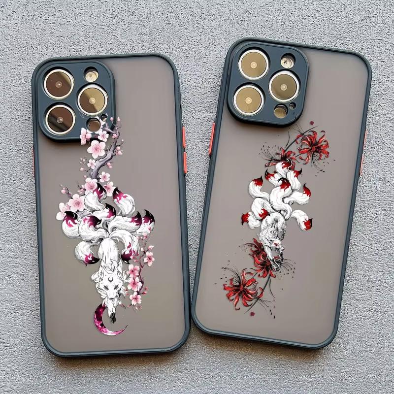Nine-tailed Fox Art Fashion Design Phone Case For Samsung Galaxy S26 S25 Ultra S24 S23 FE S22 S21 Plus S20 A56 A55 A54 A35 Cover