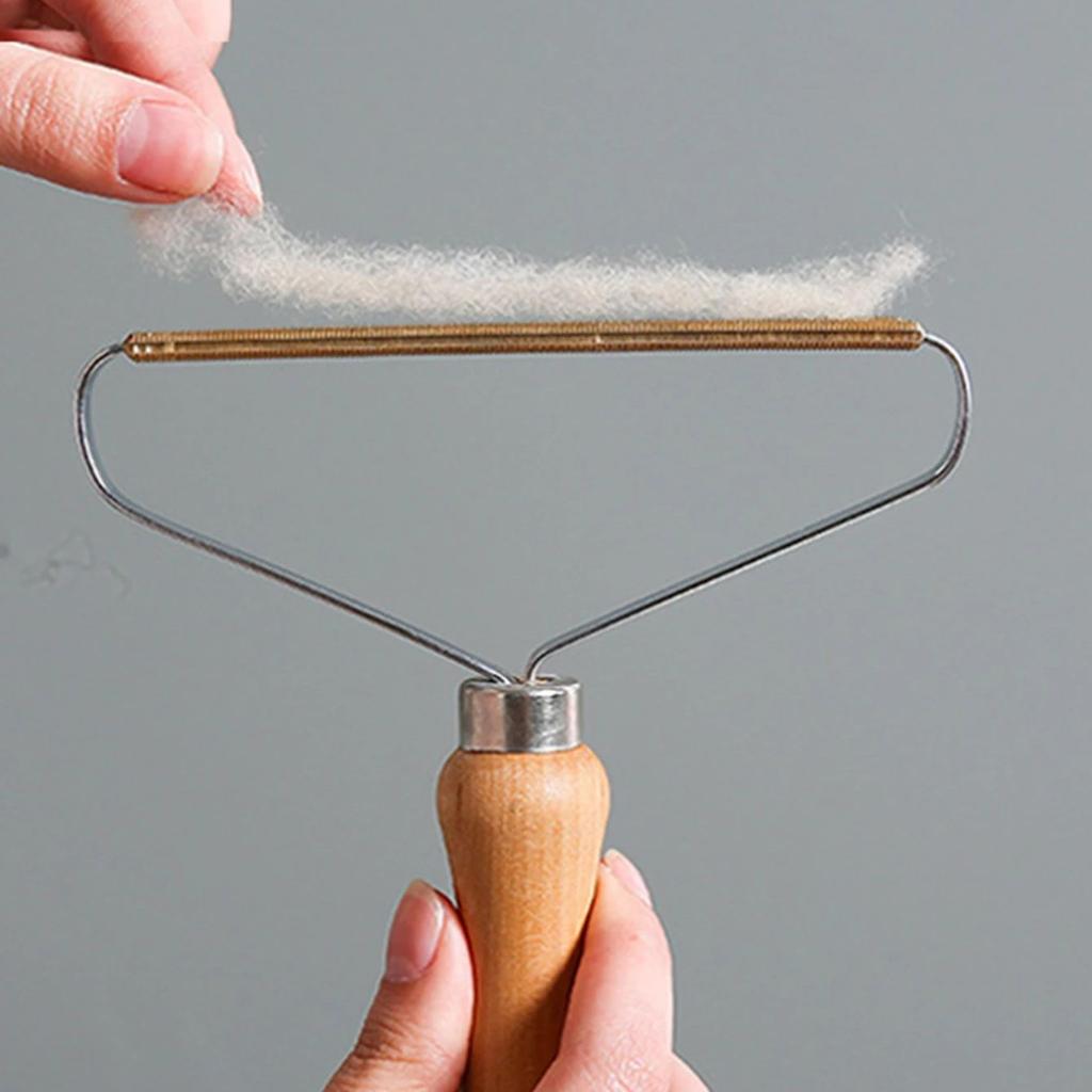 Skadefri Kläder Dubbelsidig Rakapparat Hushållskläder Ullrock Pillingborttagning Hårborttagare Rakverktyg Knivhuvud