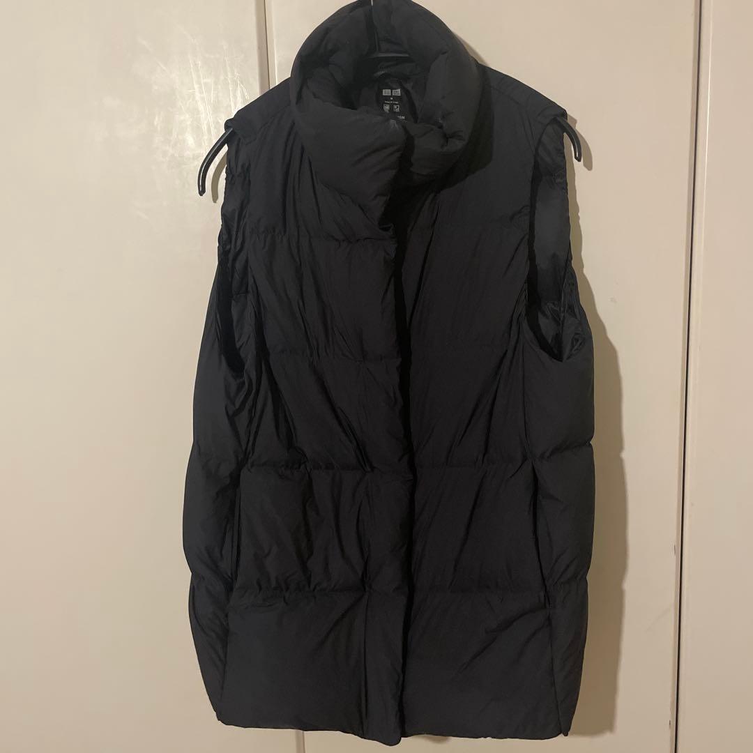 Б/у пуховый жилет UNIQLO Powder Soft NANODESIGN Черный M black