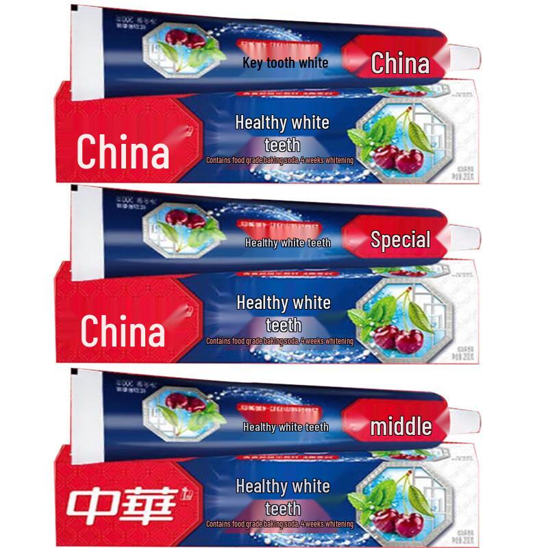 Zhonghua Baking Soda Whitening Toothpaste with Dynamic Fruit Flavor