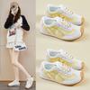 ins Korean version of the new lightweight retro German training white shoes female spring student flat casual shoes XFW1519
