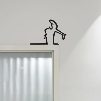 1Pc Iron Art Minimalist Wall Decor, Fun Wall Decoration, Minimalist Decoration, Home Wall Hanging, Home Wall Decor, Metal Wall Art