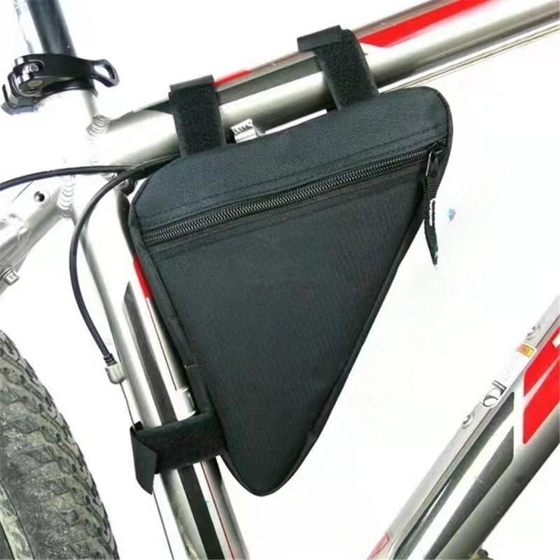 1Pc Bicycle Waterproof Front Beam Bag, Triangle Bag, Cycling Equipment Bicycle, Front Hanging Bag, Large-capacity Bicycle Bag.