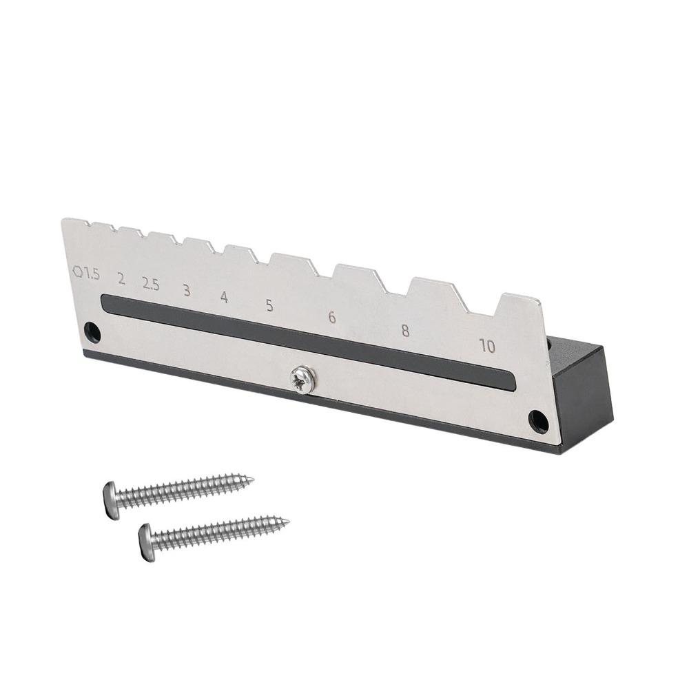 

Space Saving Multi-functional Storage Rack Hand Tool Storage Rack for Screwdrivers Rulers срібний