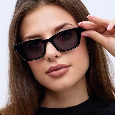2Pcs Fashion Women Small Frame Cat Eye Sunglasses Multi Color Design Sun Glasses Vintage Casual Style Uv400 Outdoor