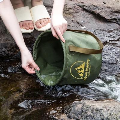 Multi-functional Collapsible Basins Waterproof Collapsible Sink Bucket Travel Basin Camping Hiking Storage Foldable Bucket