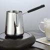 Professional Milk Frothing Pitcher Long Handle Hot Milk Cup Chocolate Melting Pan  Hotel Cafe