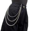Multi-layer Metal Chain Pendant: Trendy Hip Hop Waist Accessory