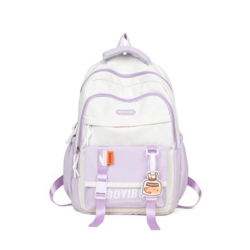 Schoolbagins Japanese junior high school large-capacity schoolbag female college student niche backpack simple versatile computer backpack male