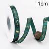 25 Yards/Lot Printed 10/25mm Christmas Ribbon DIY Gift Packing