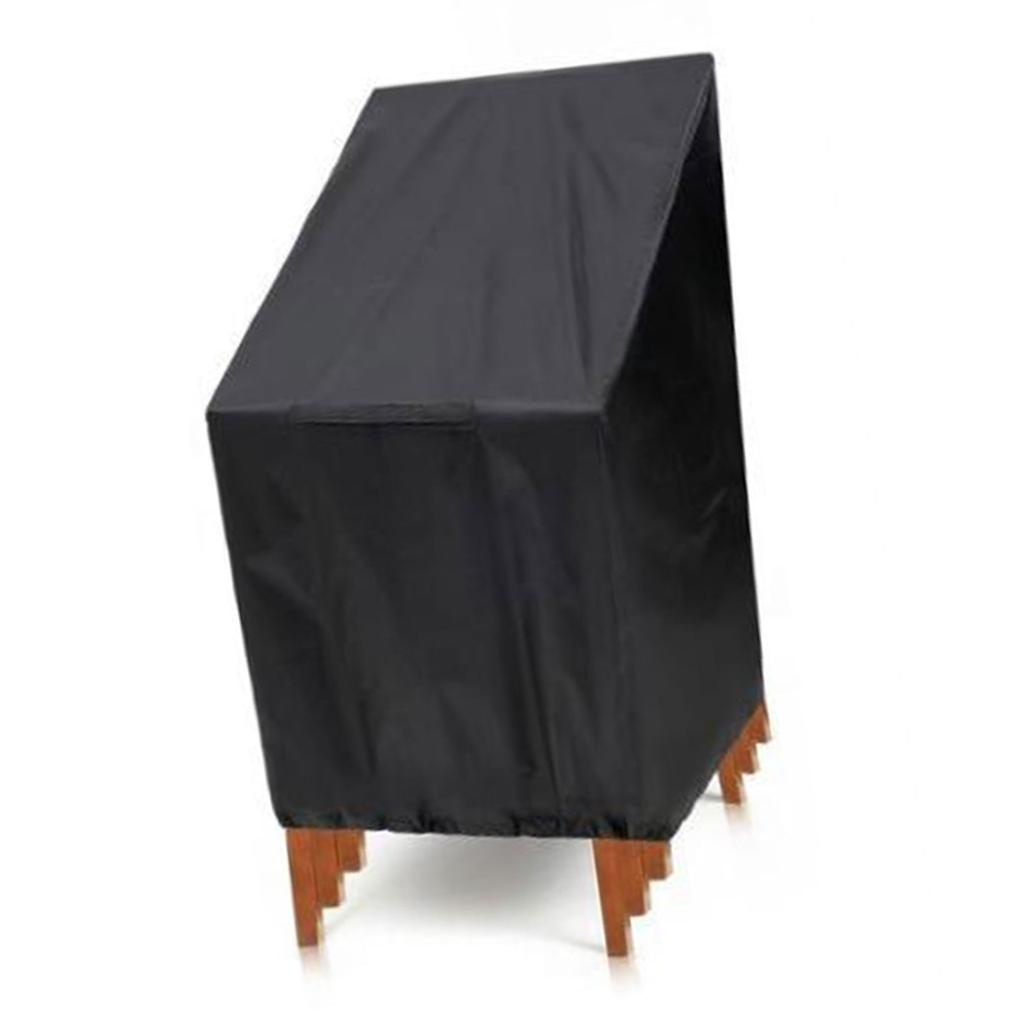 Universal Fit Stacking Chair Cover Produced Using Tear Resistant 210D Strong Fabric Including Storage Bag