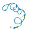 Reflective Pet Dog Nylon Leash Hands-Free Freedom For Hiking Walking Running Adjust Crossbody Bungee Leash With Shock Absorption