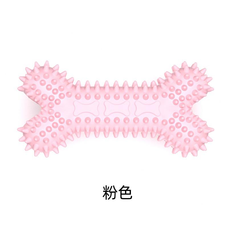 

Грызение для игрушечных собак Жевательная игрушка из ТПР Палочка в форме кости Заводская распродажа напрямую розовый