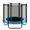 Round Kids Mini Trampoline Enclosure Net Pad Rebounder Outdoor Exercise Home Toys Jumping Bed Safety Net Protection Guard