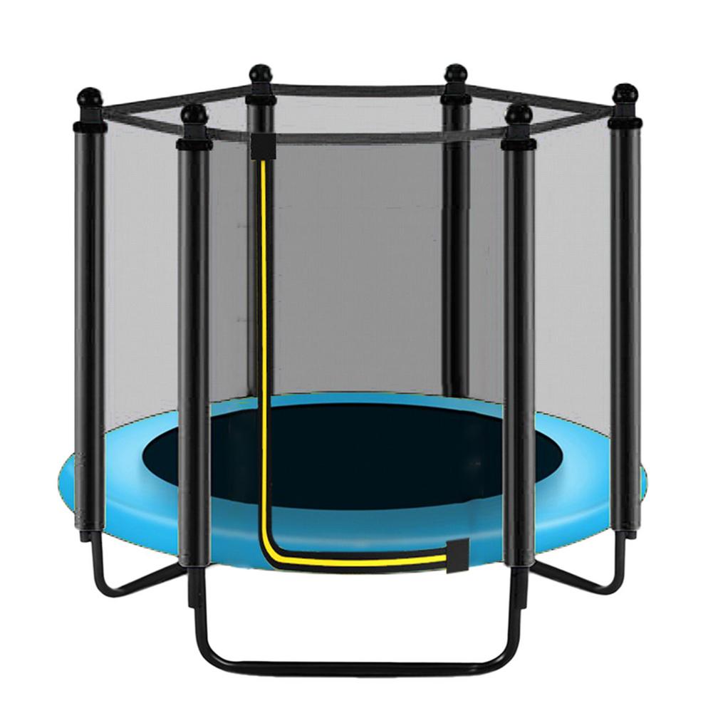 Rundes Kinder Mini Trampolin Sicherheitsnetz Polster Rebounder Outdoor Übung Heimspielzeug Sprungbett Sicherheitsnetz Schutzgitter