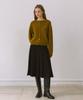 Yeoppe Pleated Wool Skirt_Black