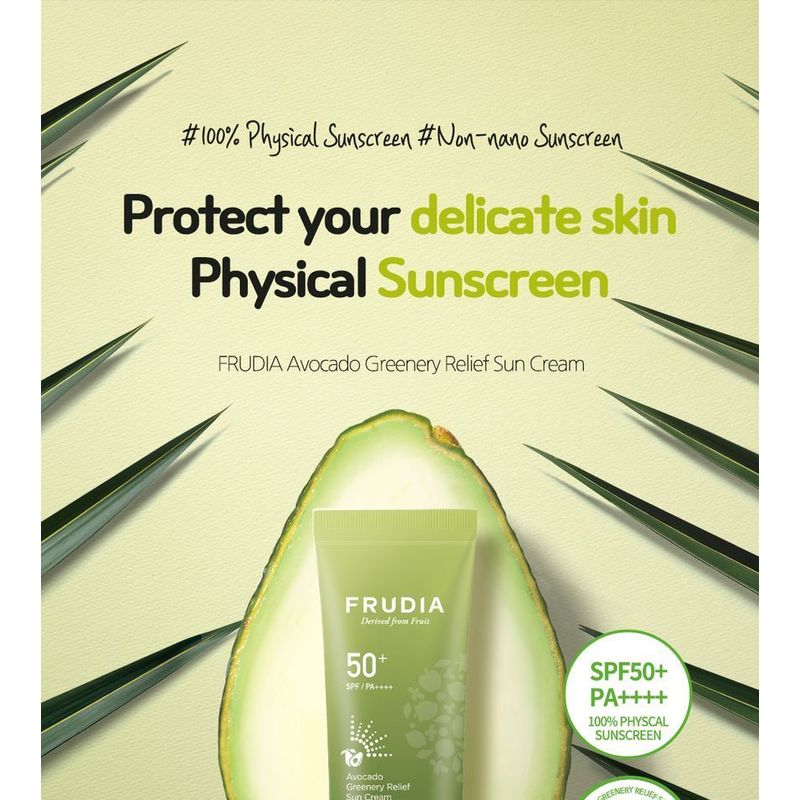 FRUDIA - Avocado Greenery Relief Sun Cream