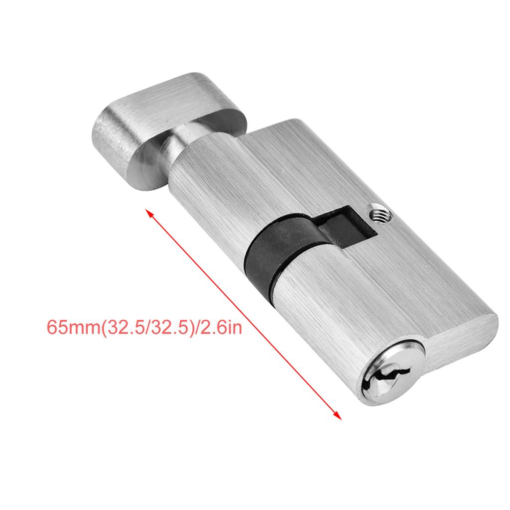 65mm Copper Single Open Lock Cylinder Wooden Bedroom Door Lock Cylinder with Keys