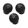 Round Non-Slip Silicone Gear Knob Cover 1PC - Universal 5/6 Speed Manual Transmission Grip, Car Gear Protector