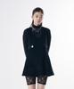 Deobeuleseussiakaibeu Wool Button Mini Dress 001