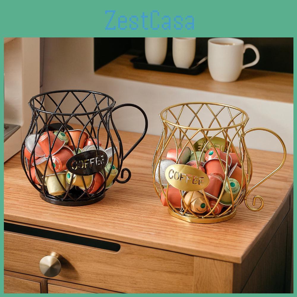 Coffee Display European Capsule Iron Rack For Home Or Cafe