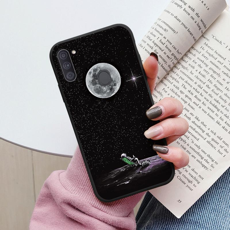 Soft Case For Samsung Galaxy A11 M11 Phone Cover Cute Flowers Butterfly Fundas TPU Coque For Samsung A11 A 11 M GalaxyA11 Bumper